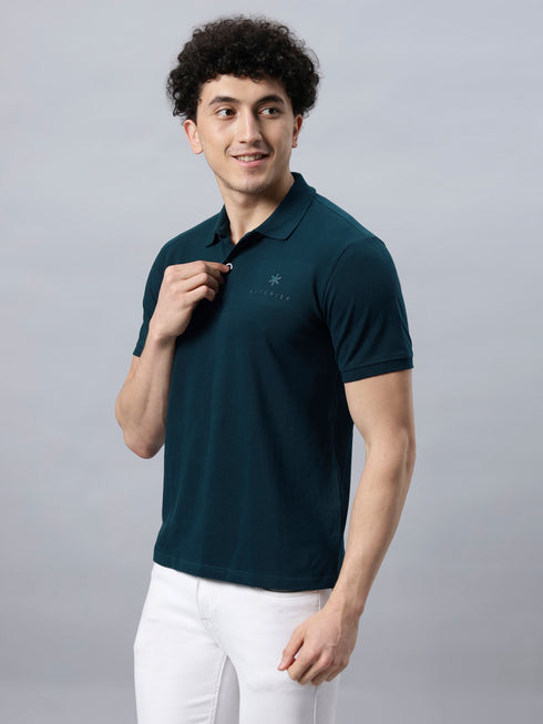 Classic Comfort: Men's 100% Cotton Polo T-shirt Maroon